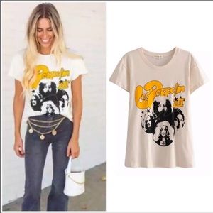 Vintage Bohemian Led Zeppelin Concert Band Tee